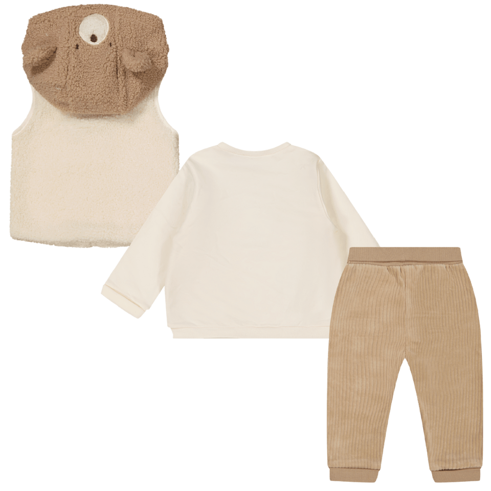 Mayoral Baby Boys Set Light Beige