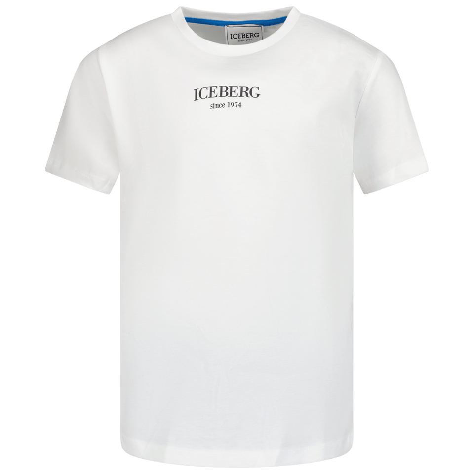 Iceberg Kids Boys T-Shirt Off White