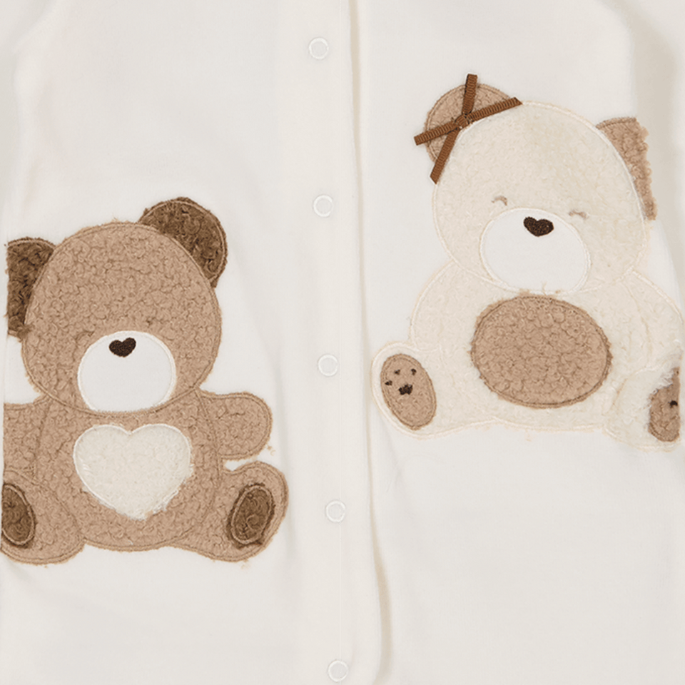 Mayoral Baby Unisex Bodysuit Off White