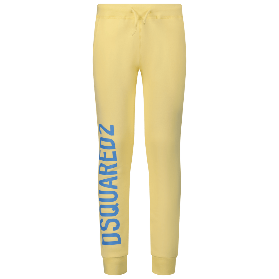 Dsquared2 Kids Unisex Pants Yellow