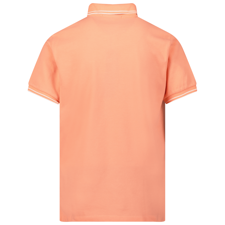 Stone Island Kinder Jongens Polo Zalm