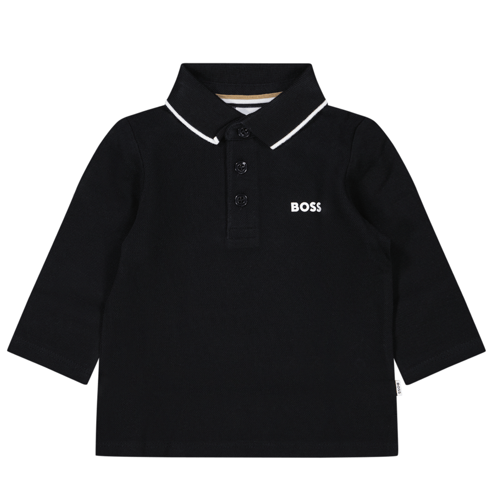 Boss Baby Boys Polo Black