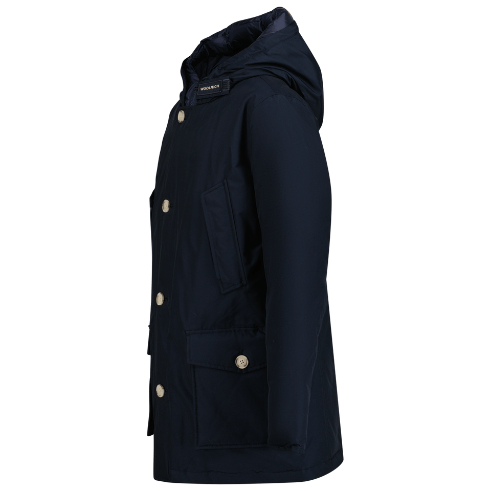 Woolrich Kids Boys Coat Navy