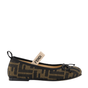 Fendi Kinder Meisjes Schoenen Bruin 27