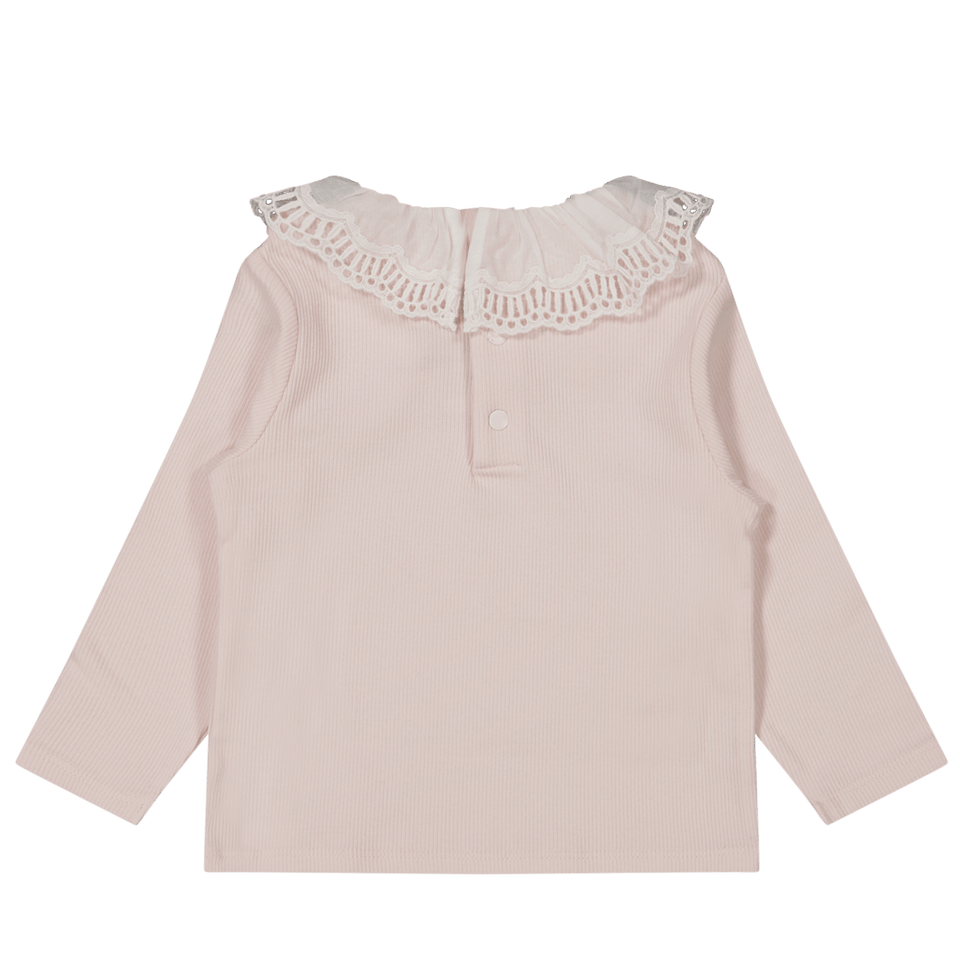 Tartine et Chocolat Baby Girls T-Shirt Light Pink