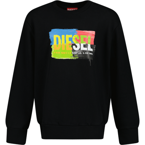 Diesel Kids Boys Sweater Black