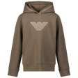 Armani Kids Boys Sweater Taupe