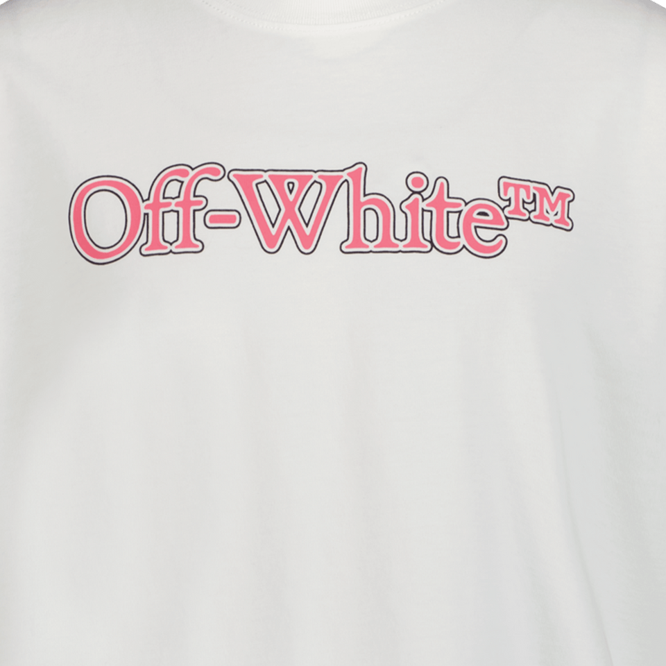 Off-White Kinder T-Shirt Wit