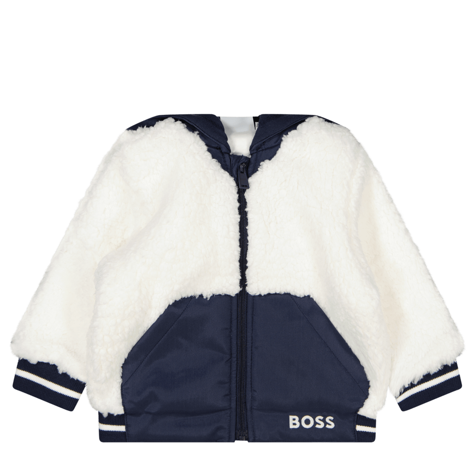 Boss Baby Boys Coat White