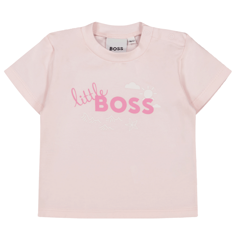 Boss Baby Girls T-Shirt Light Pink