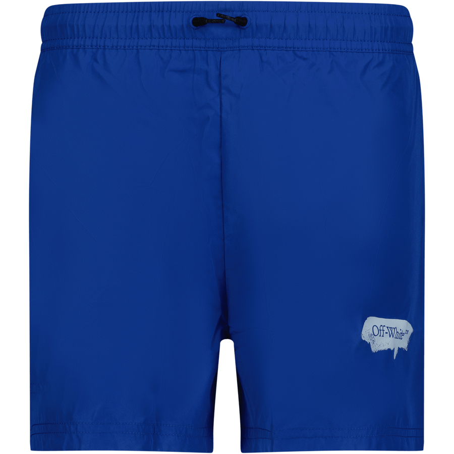 Off-White Kinder Jongens Zwemkleding Cobalt Blauw
