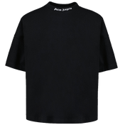 Palm Angels Kids Unisex T-Shirt Black