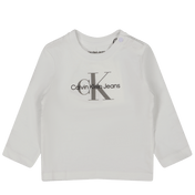 Calvin Klein Baby Unisex T-Shirt Beyaz