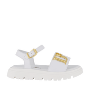 Dsquared2 Kids Girls Sandals White