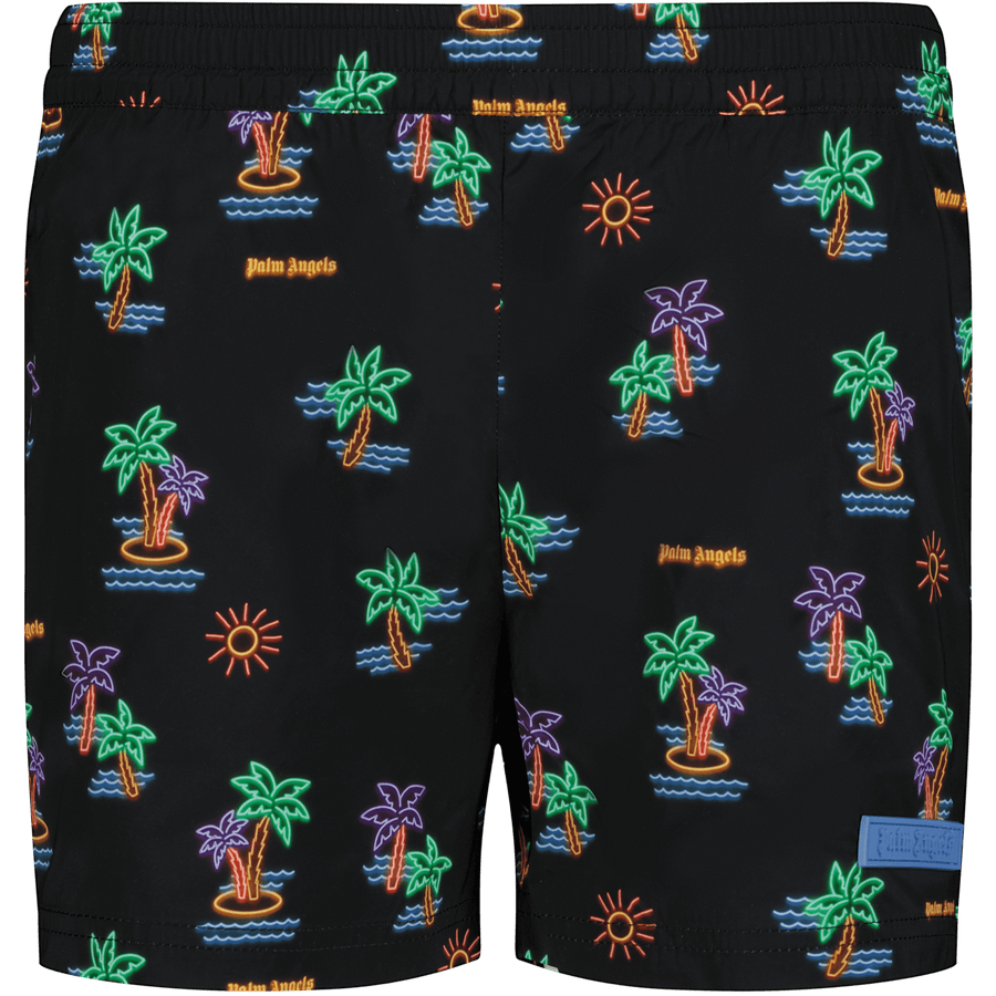 Palm Angels Kinder Jongens Zwemkleding Zwart