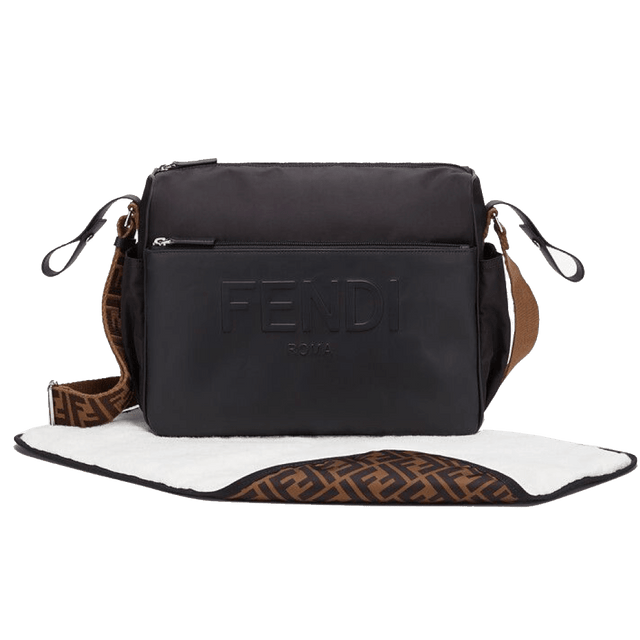 Fendi Baby Unisex Luiertas Zwart ONE