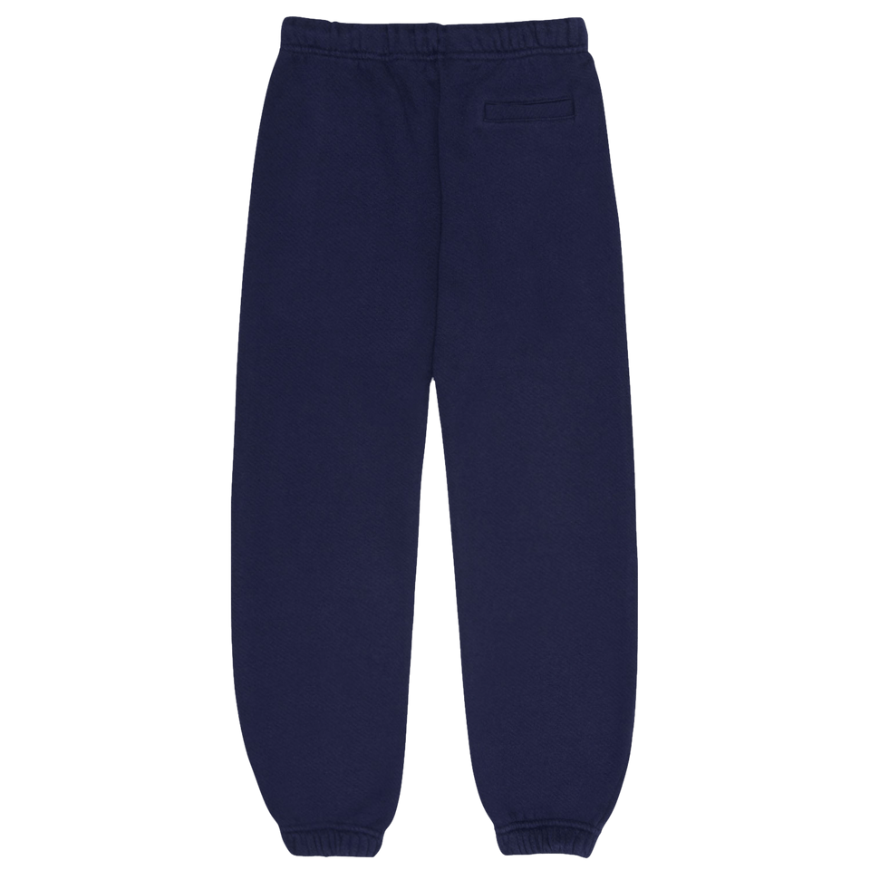 Palm Angels Kids Boys Trousers Navy