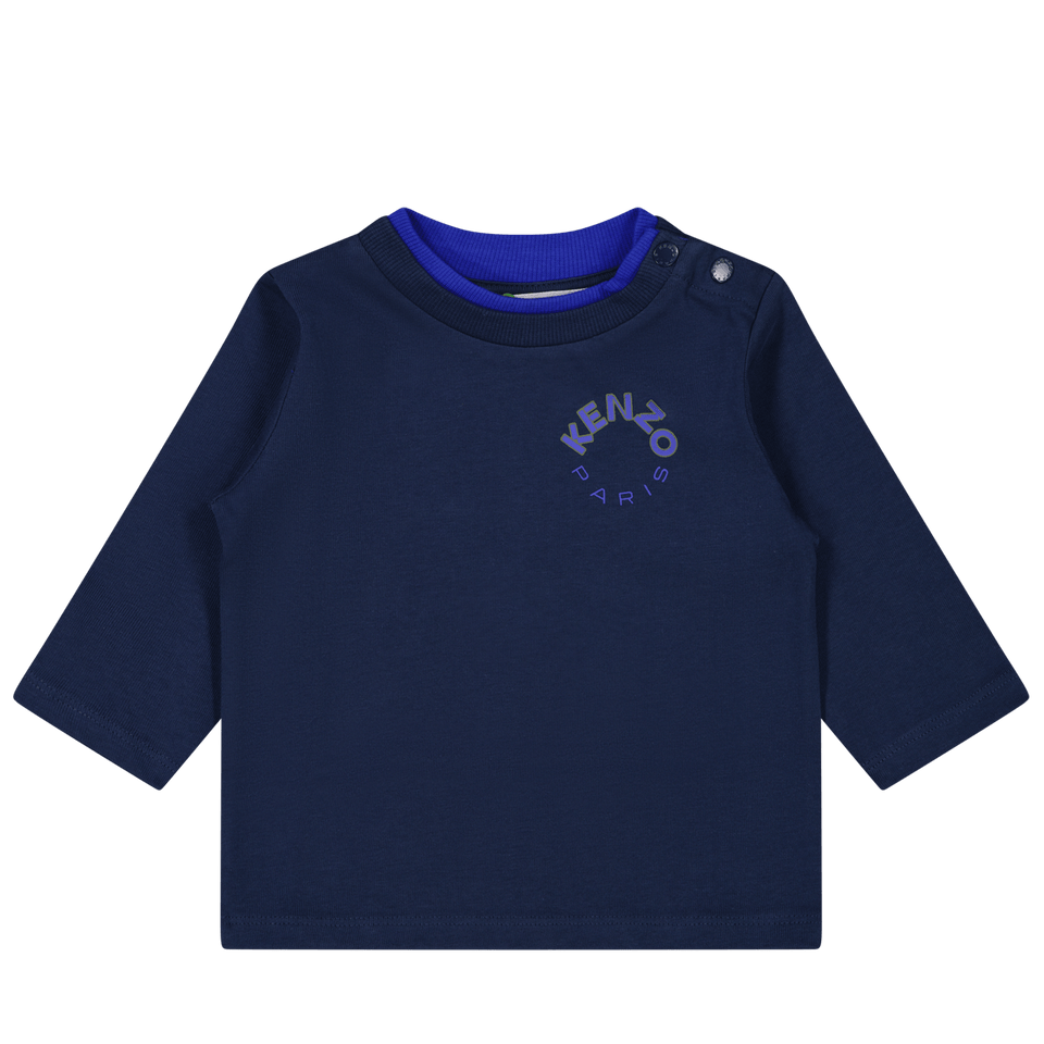Kenzo kids Baby Boys T-Shirt Navy
