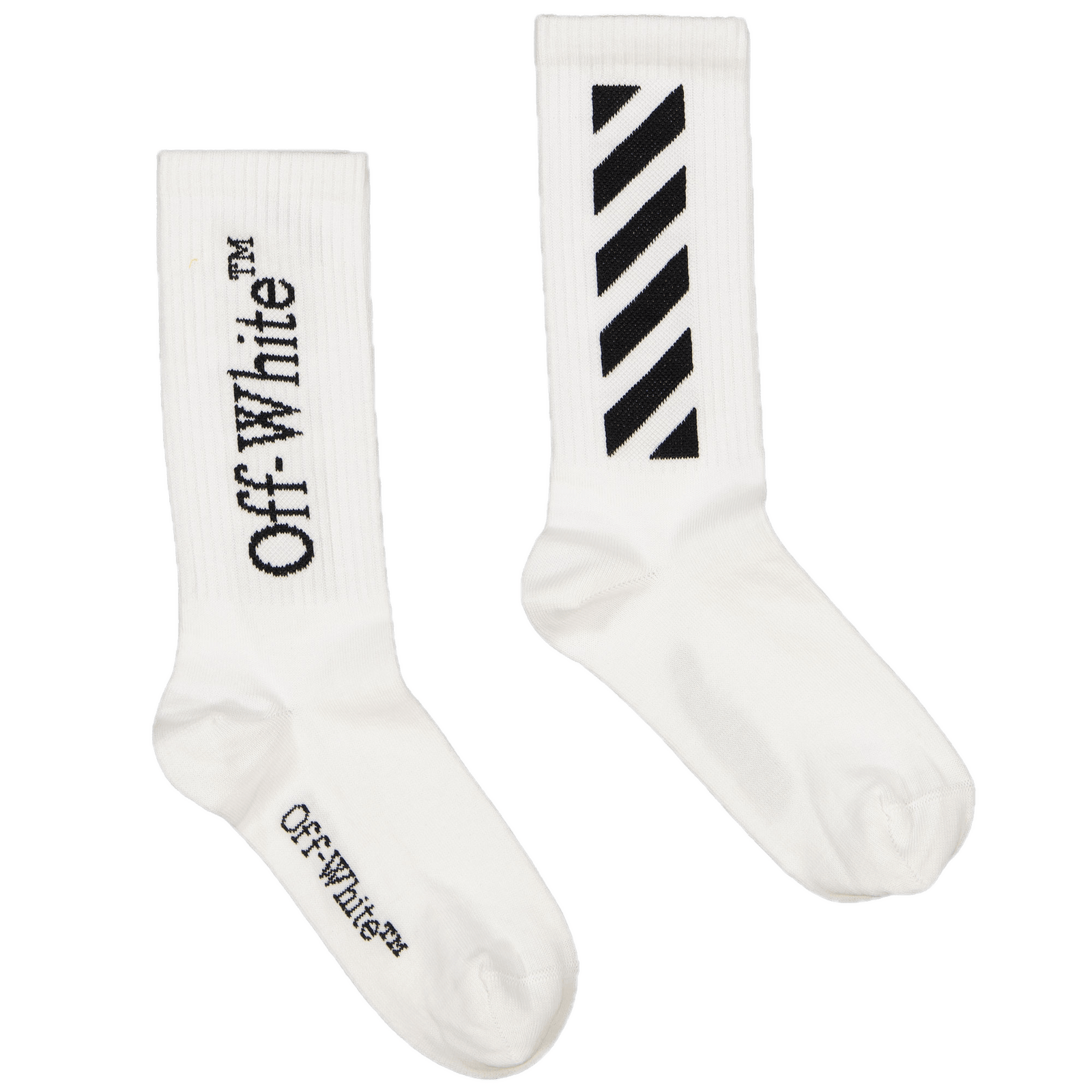 Off-White Kids Unisex Socks White
