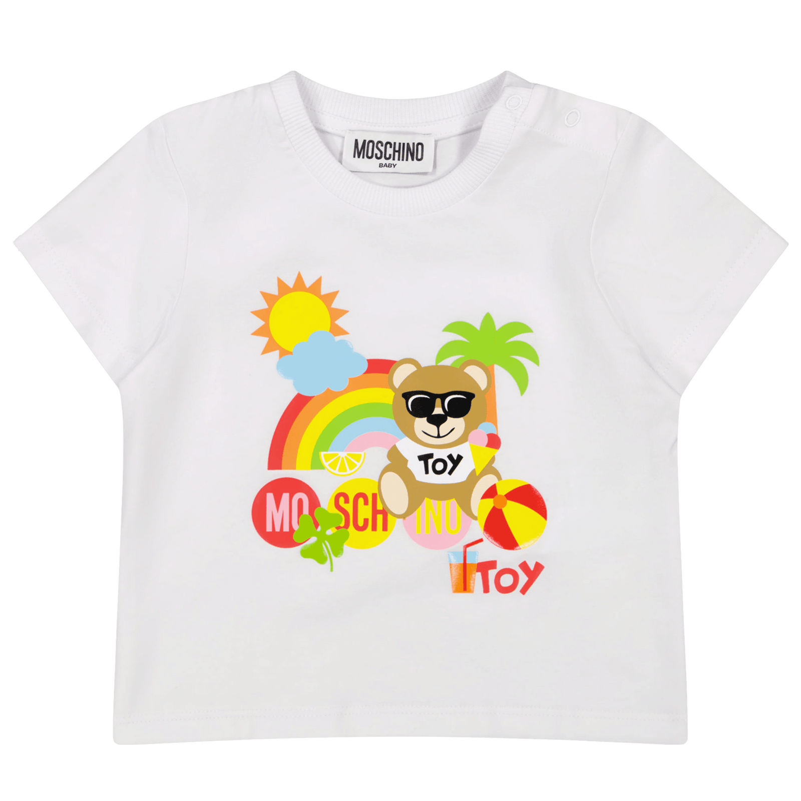 Moschino Baby Unisex T-Shirt White