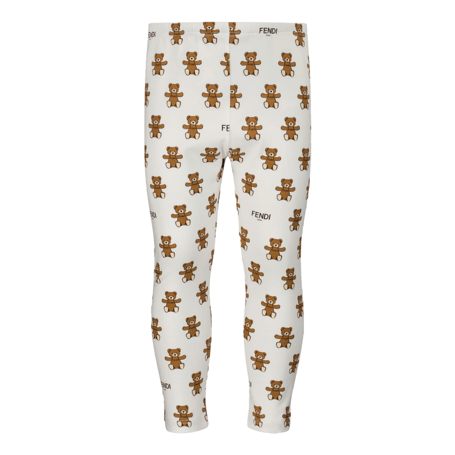 Fendi Baby Unisex Broek Wit
