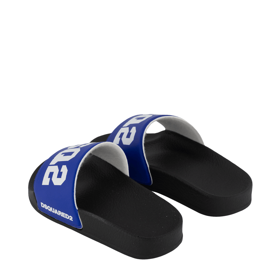 Dsquared2 Kids Unisex Flip-Flops Cobalt Blue