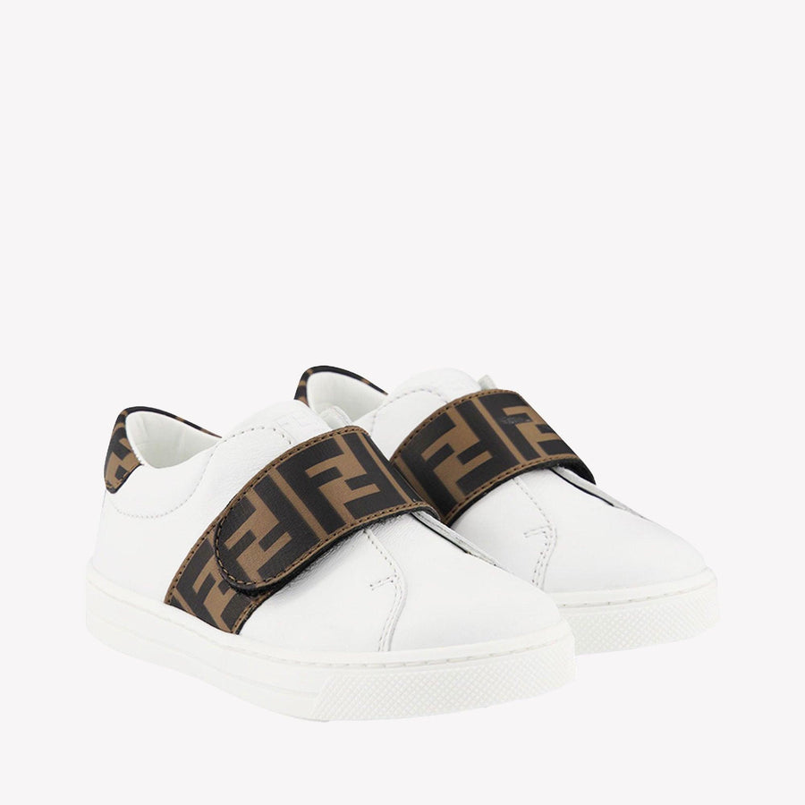 Fendi Kids Unisex Sneakers White