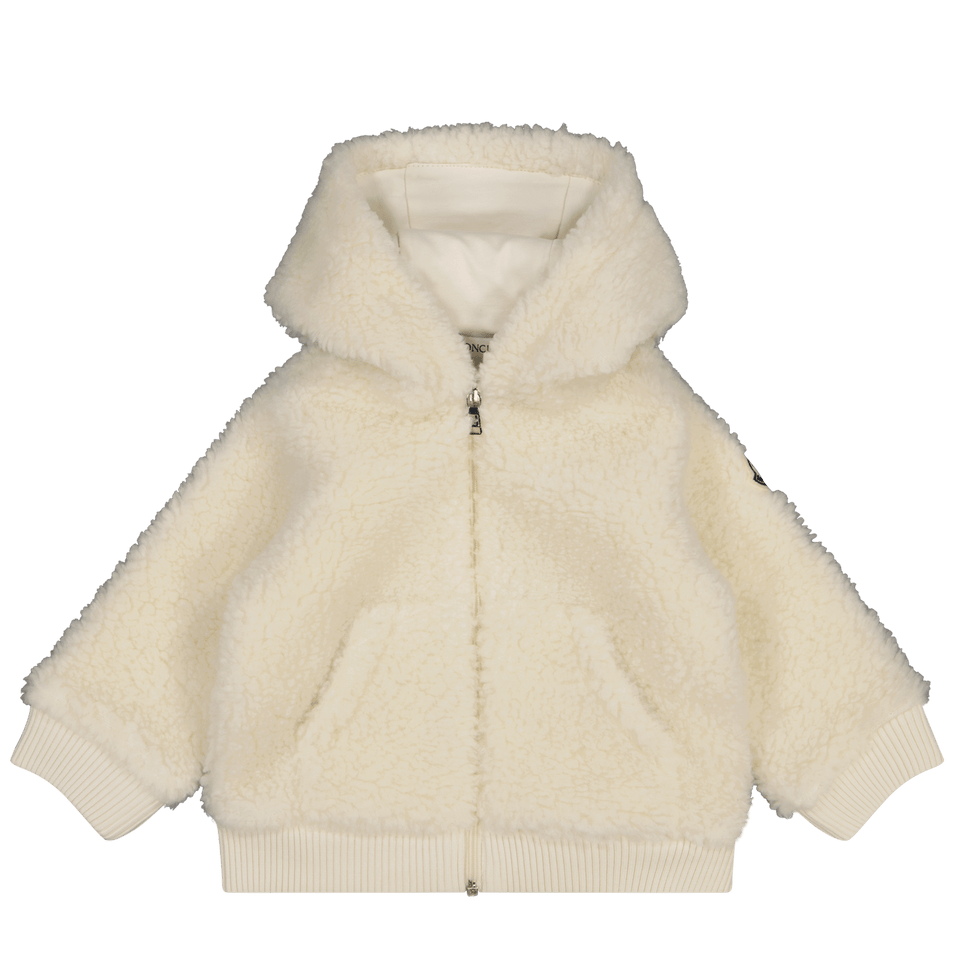 Moncler Baby Unisex Vesten Off White - Superstellar