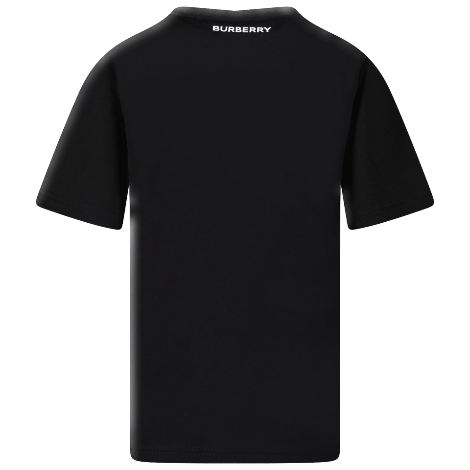 Burberry Kinder Jongens T-Shirt Zwart