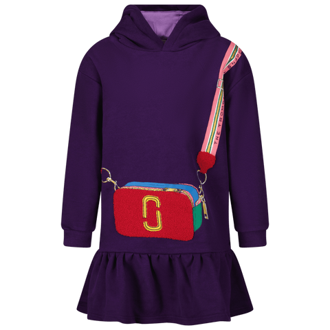 Marc Jacobs Kids Girls Dress Purple