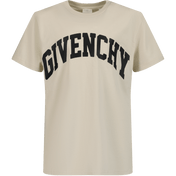 Givenchy Children's Boys Tシャツライトベージュ