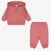 Ralph Lauren Baby Girls Jogging suit In Old Pink