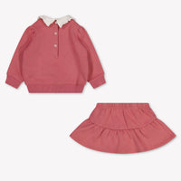 Ralph Lauren Baby Girls Set In Old Pink