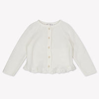 Tartine et Chocolat Baby Meisjes Vest In Off White