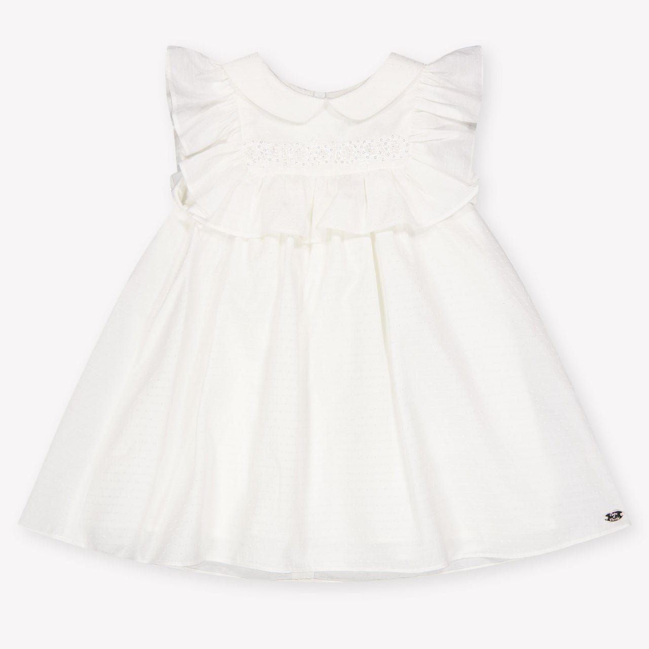 Tartine et Chocolat Baby Meisjes Jurk In Off White
