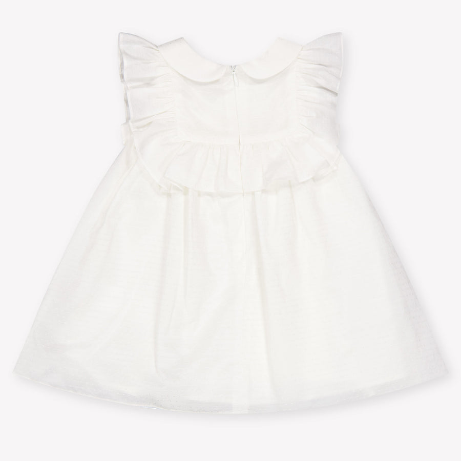 Tartine et Chocolat Baby Meisjes Jurk In Off White
