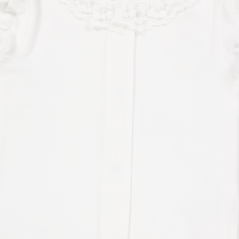 Tartine Et Chocolat Baby Girls Romper In White