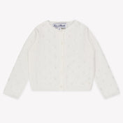 Tartine Et Chocolat Baby Girls Cardigan In White