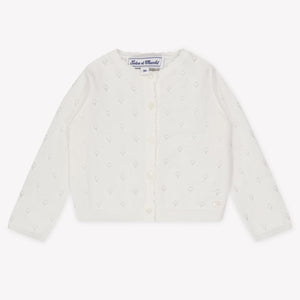 Tartine et Chocolat Baby Meisjes Vest In Wit
