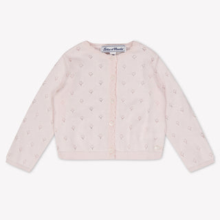 Tartine Et Chocolat Baby Girls Cardigan In Light Pink