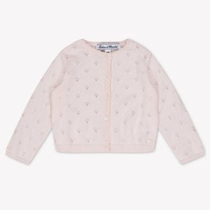 Tartine et Chocolat Baby Meisjes Vest In Licht Roze