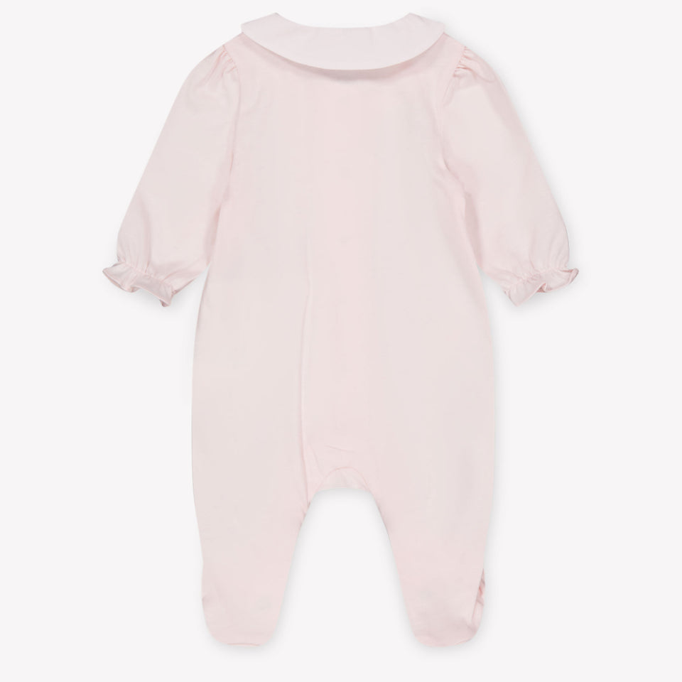 Tartine Et Chocolat Baby Girls Playsuit In Light Pink