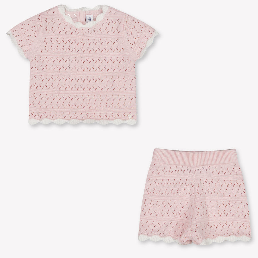 Tartine et Chocolat Baby Meisjes Setje In Licht Roze