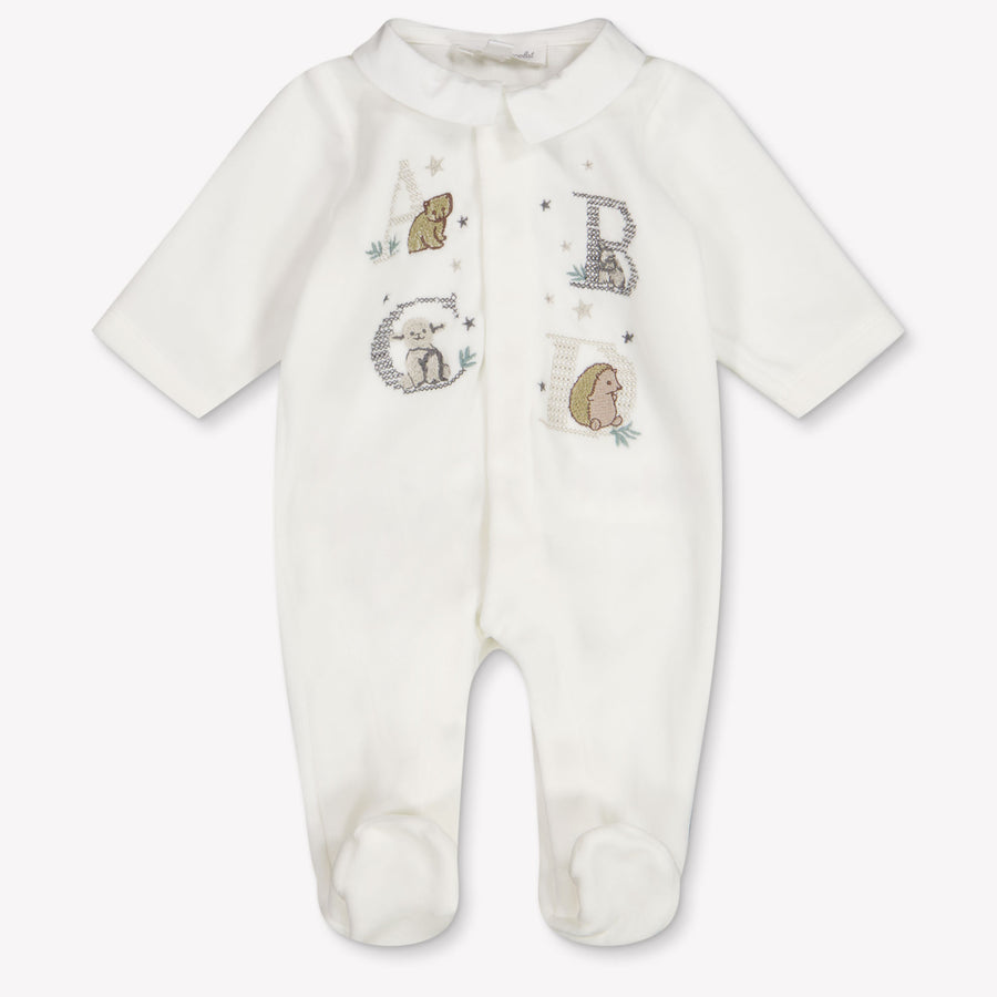 Tartine et Chocolat Baby Boys Romper in White