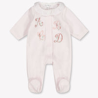 Tartine Et Chocolat Baby Girls Playsuit In Light Pink