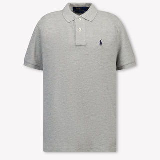 Ralph Lauren Kinder Jongens Polo In Licht Grijs
