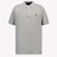 Ralph Lauren Kids Boys Polo In Light Gray