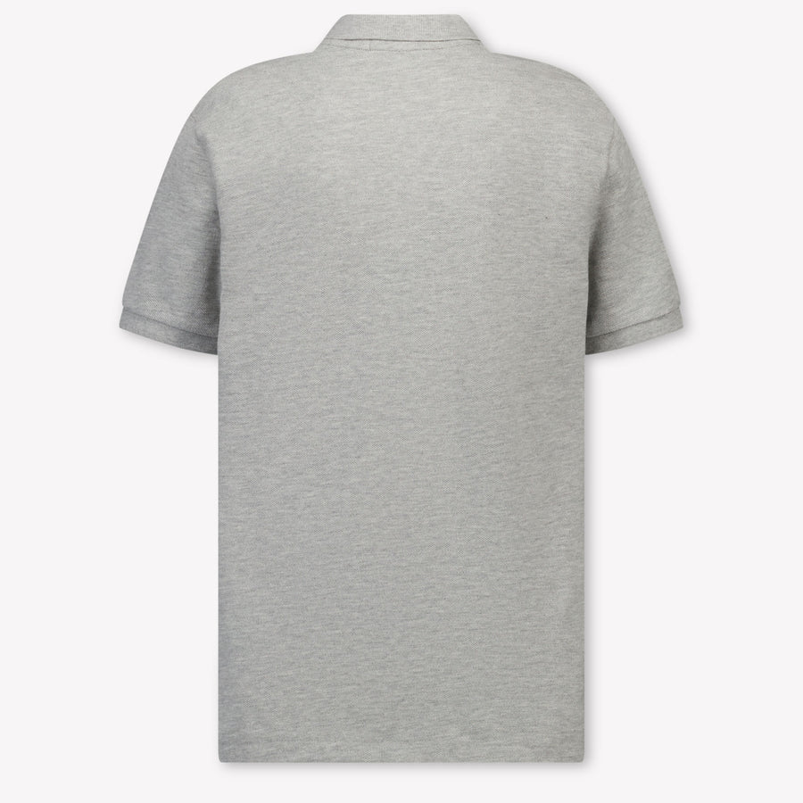 Ralph Lauren Kids Boys Polo In Light Gray