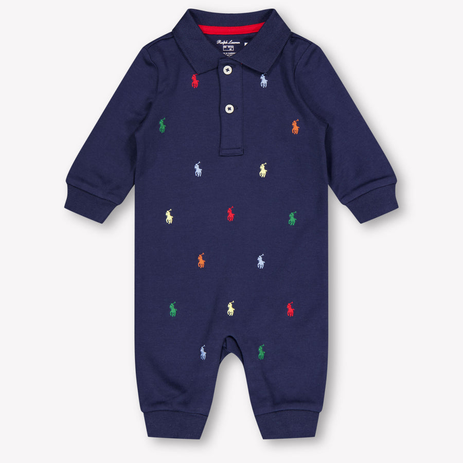 Ralph Lauren Baby Boys Romper in Navy