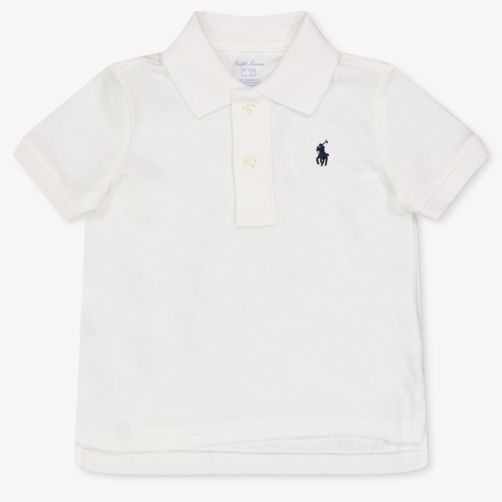 Ralph Lauren Baby Jongens Polo In Wit